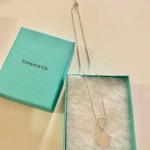 Tiffany & Co Sterling Silver Heart Necklace
